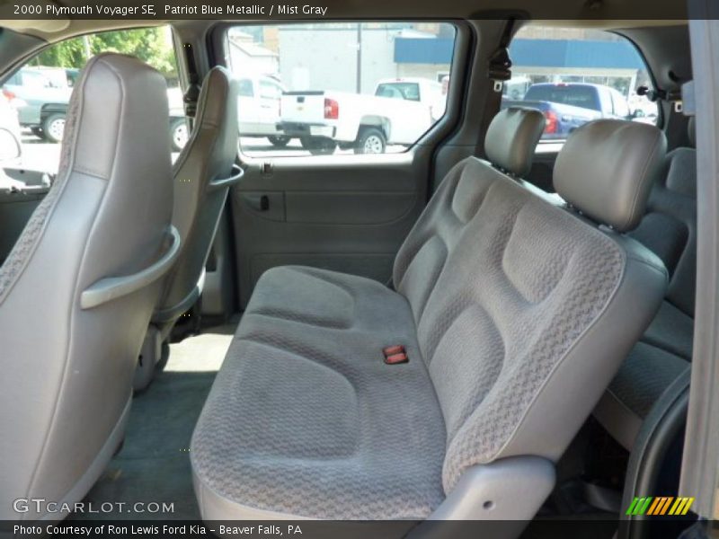 Patriot Blue Metallic / Mist Gray 2000 Plymouth Voyager SE