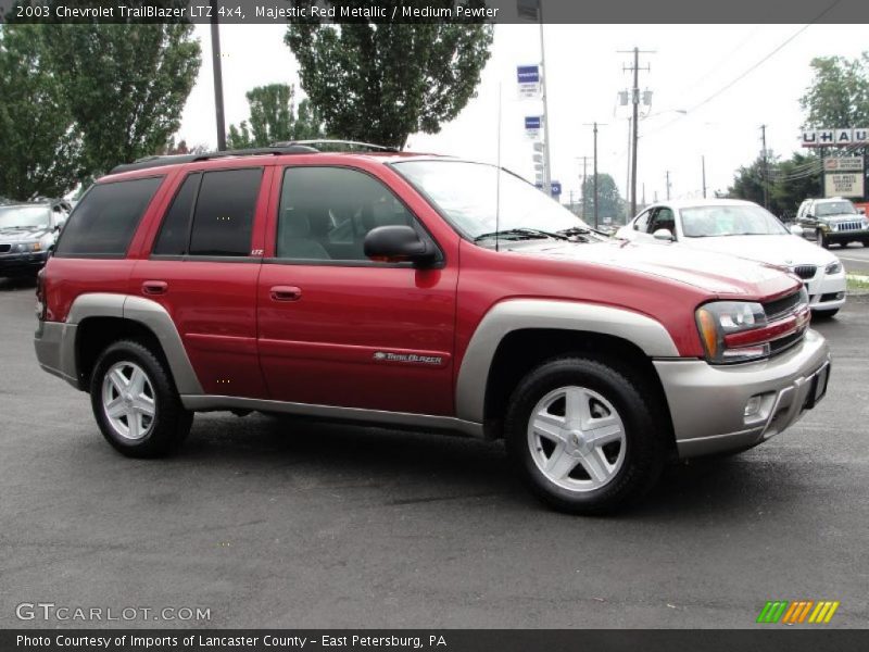 Majestic Red Metallic / Medium Pewter 2003 Chevrolet TrailBlazer LTZ 4x4