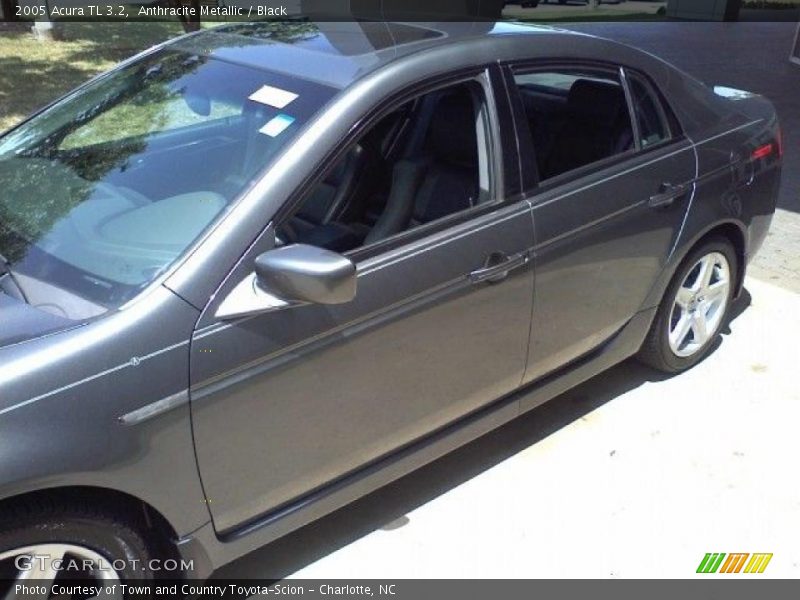 Anthracite Metallic / Black 2005 Acura TL 3.2