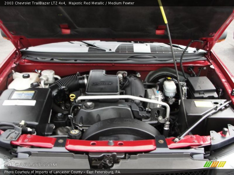 Majestic Red Metallic / Medium Pewter 2003 Chevrolet TrailBlazer LTZ 4x4