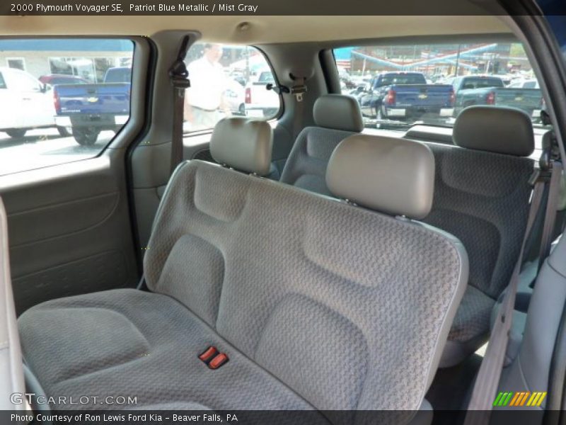 Patriot Blue Metallic / Mist Gray 2000 Plymouth Voyager SE
