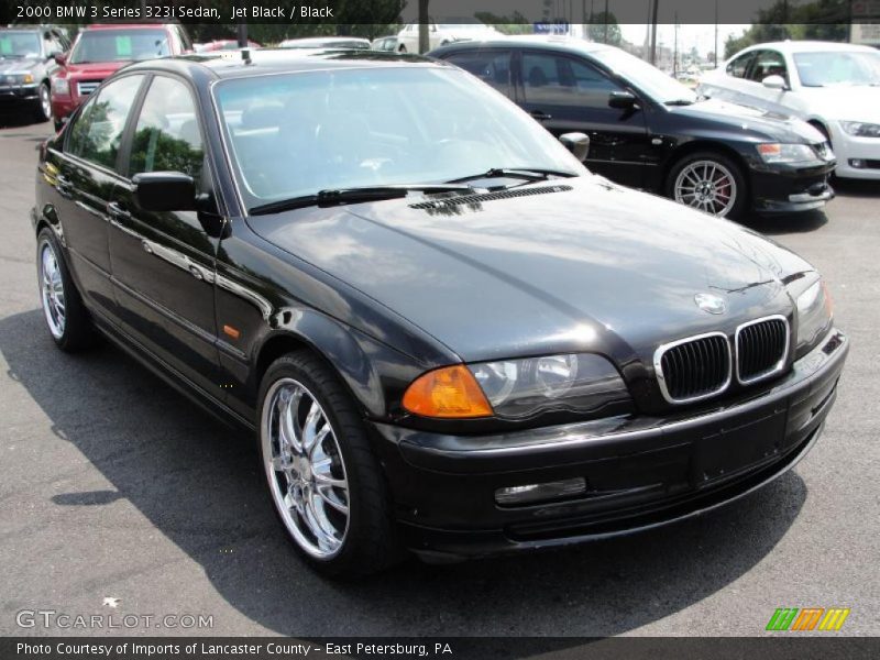 Jet Black / Black 2000 BMW 3 Series 323i Sedan