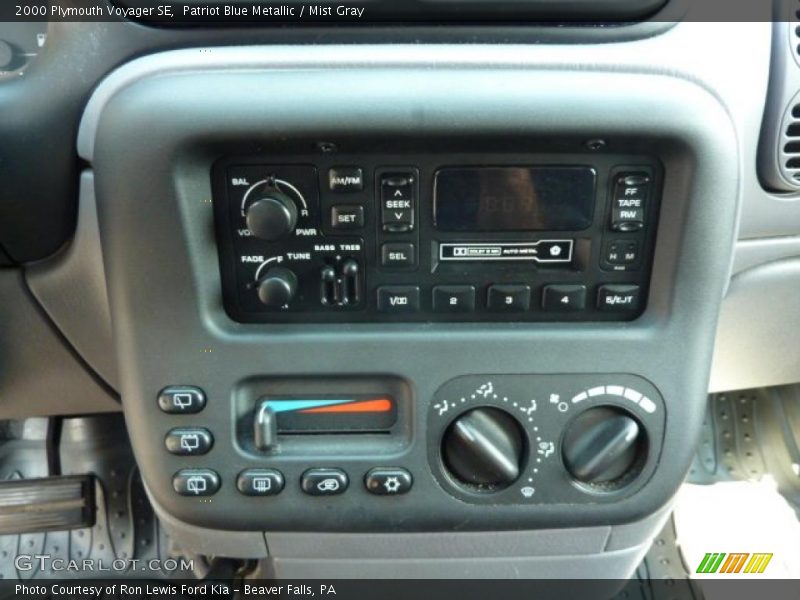 Patriot Blue Metallic / Mist Gray 2000 Plymouth Voyager SE