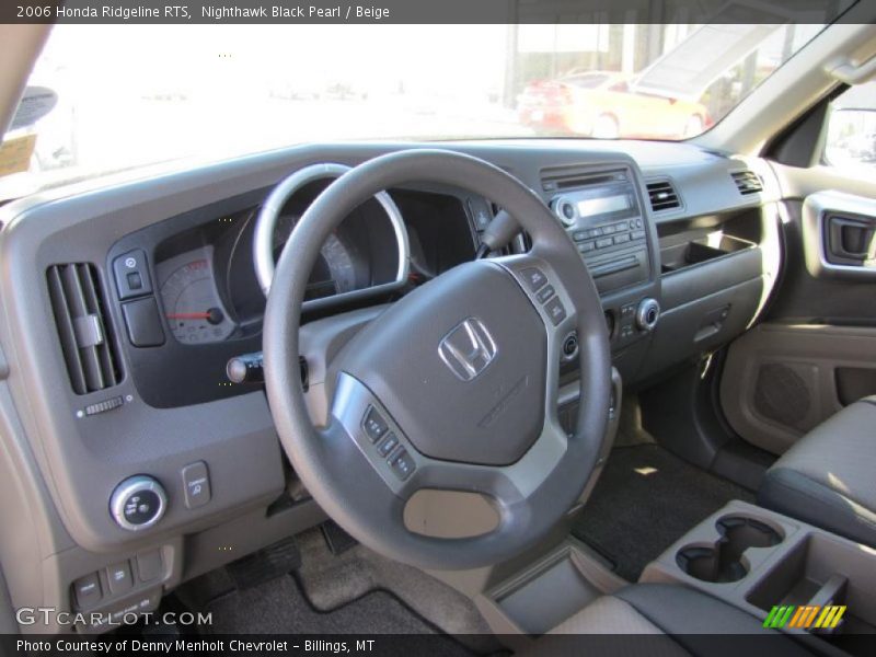 Nighthawk Black Pearl / Beige 2006 Honda Ridgeline RTS