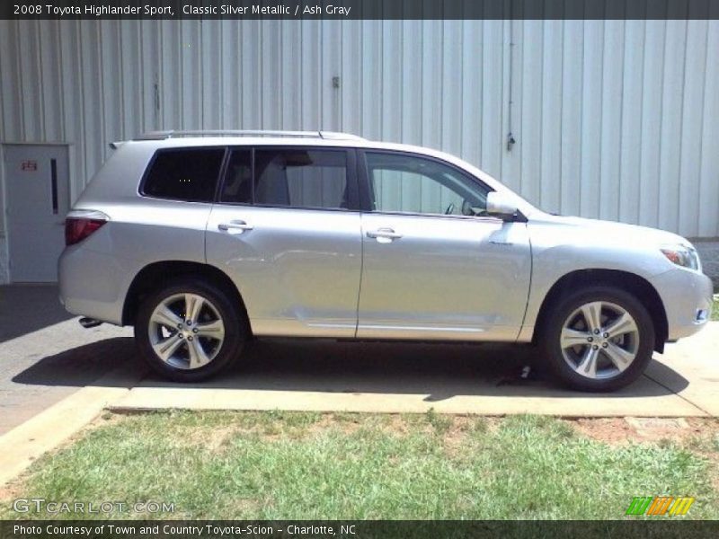 Classic Silver Metallic / Ash Gray 2008 Toyota Highlander Sport