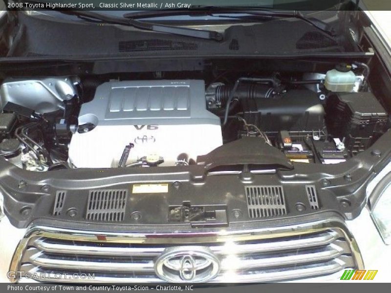 Classic Silver Metallic / Ash Gray 2008 Toyota Highlander Sport