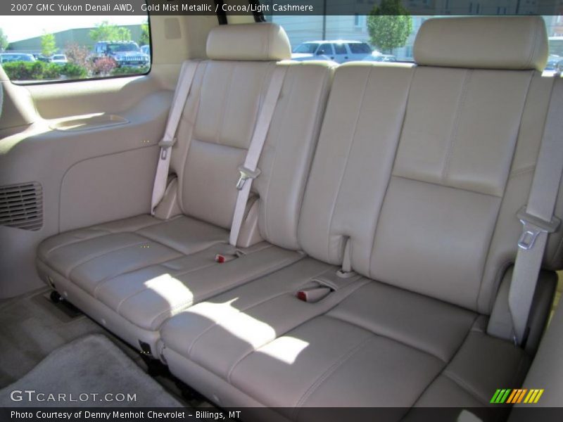 Gold Mist Metallic / Cocoa/Light Cashmere 2007 GMC Yukon Denali AWD