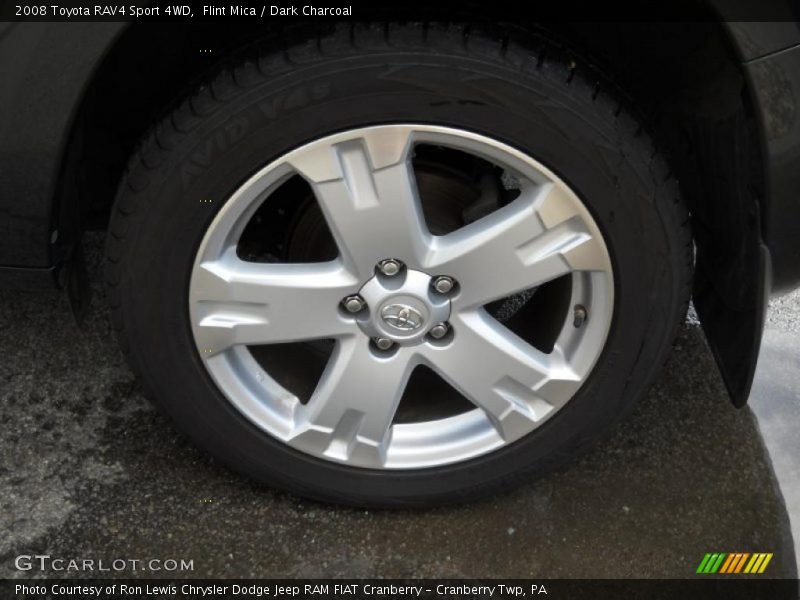 Flint Mica / Dark Charcoal 2008 Toyota RAV4 Sport 4WD