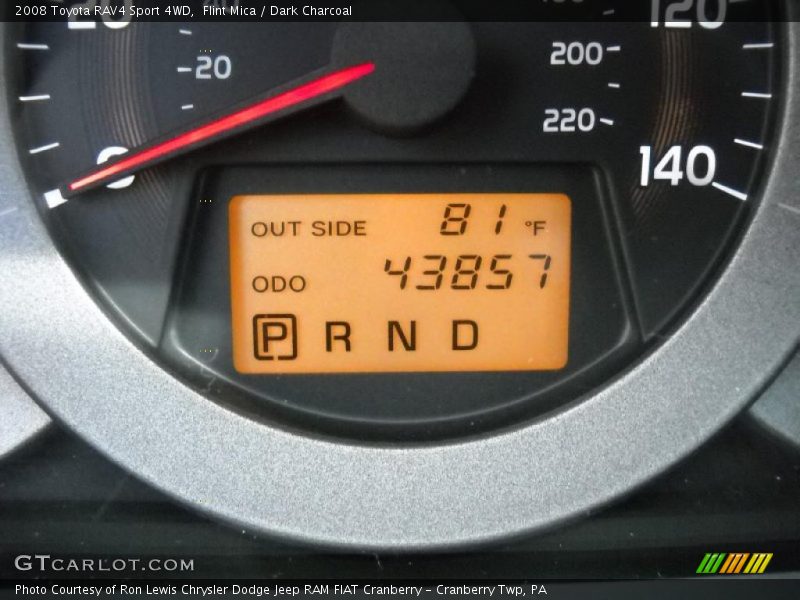 Flint Mica / Dark Charcoal 2008 Toyota RAV4 Sport 4WD