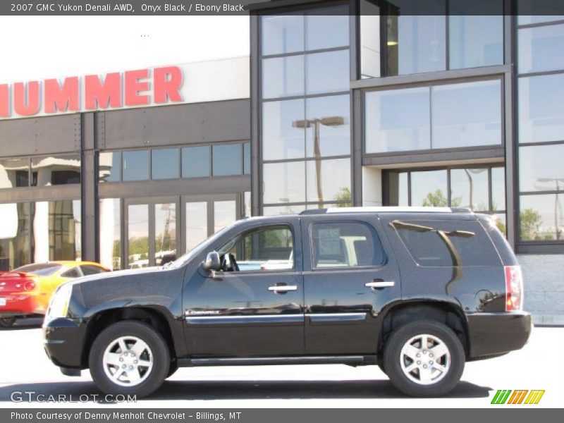 Onyx Black / Ebony Black 2007 GMC Yukon Denali AWD