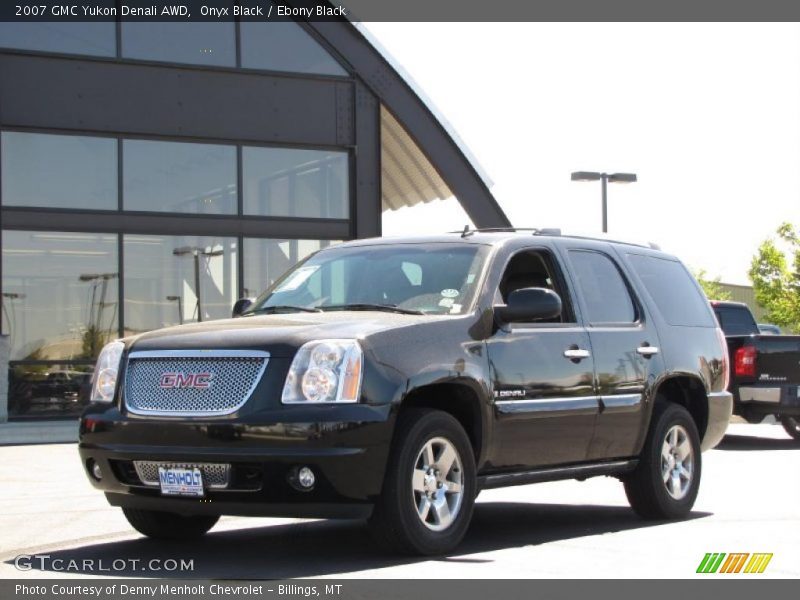 Onyx Black / Ebony Black 2007 GMC Yukon Denali AWD