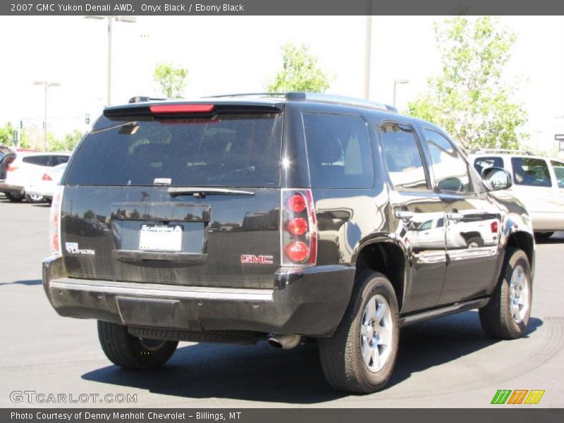 Onyx Black / Ebony Black 2007 GMC Yukon Denali AWD