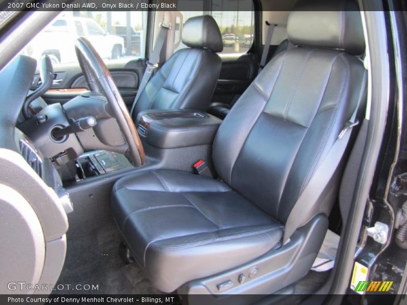 Onyx Black / Ebony Black 2007 GMC Yukon Denali AWD