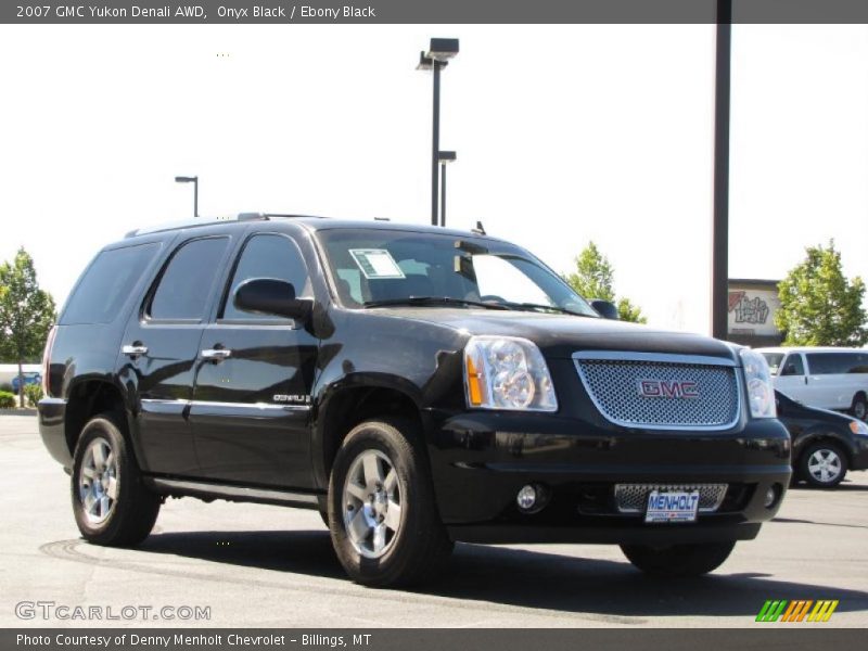 Onyx Black / Ebony Black 2007 GMC Yukon Denali AWD