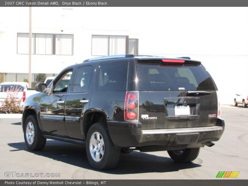 Onyx Black / Ebony Black 2007 GMC Yukon Denali AWD