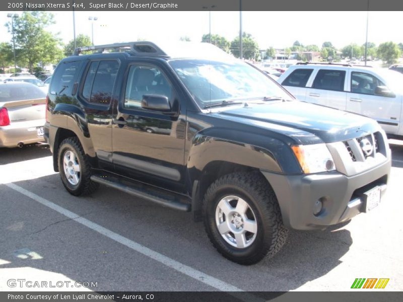 Super Black / Desert/Graphite 2005 Nissan Xterra S 4x4