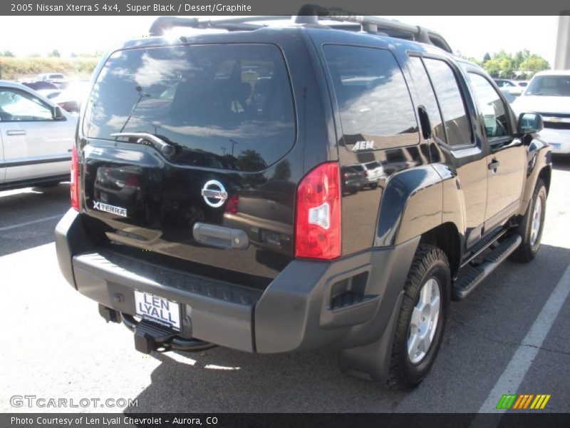 Super Black / Desert/Graphite 2005 Nissan Xterra S 4x4