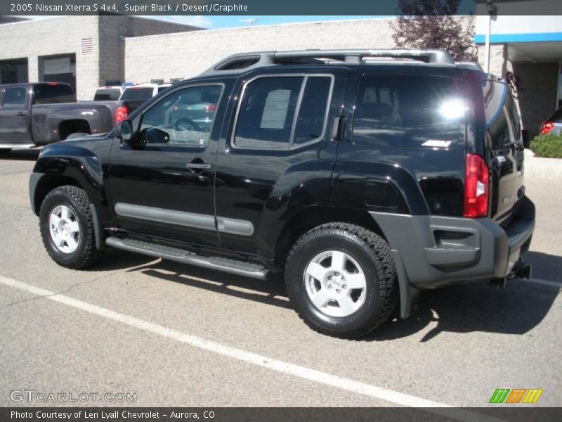 Super Black / Desert/Graphite 2005 Nissan Xterra S 4x4