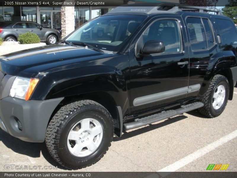 Super Black / Desert/Graphite 2005 Nissan Xterra S 4x4