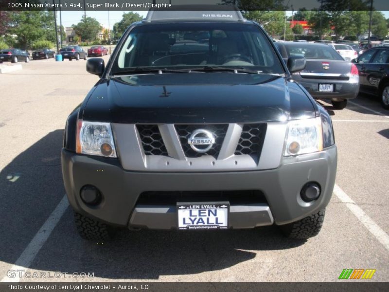 Super Black / Desert/Graphite 2005 Nissan Xterra S 4x4