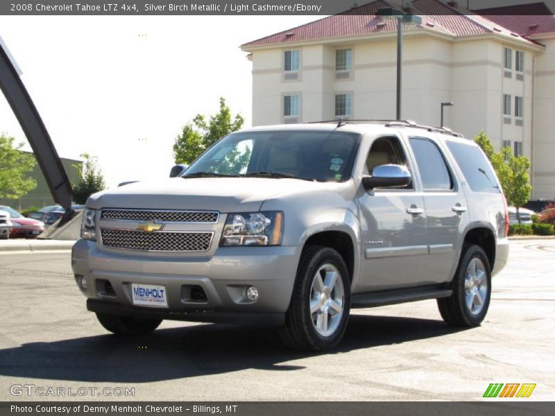 Silver Birch Metallic / Light Cashmere/Ebony 2008 Chevrolet Tahoe LTZ 4x4