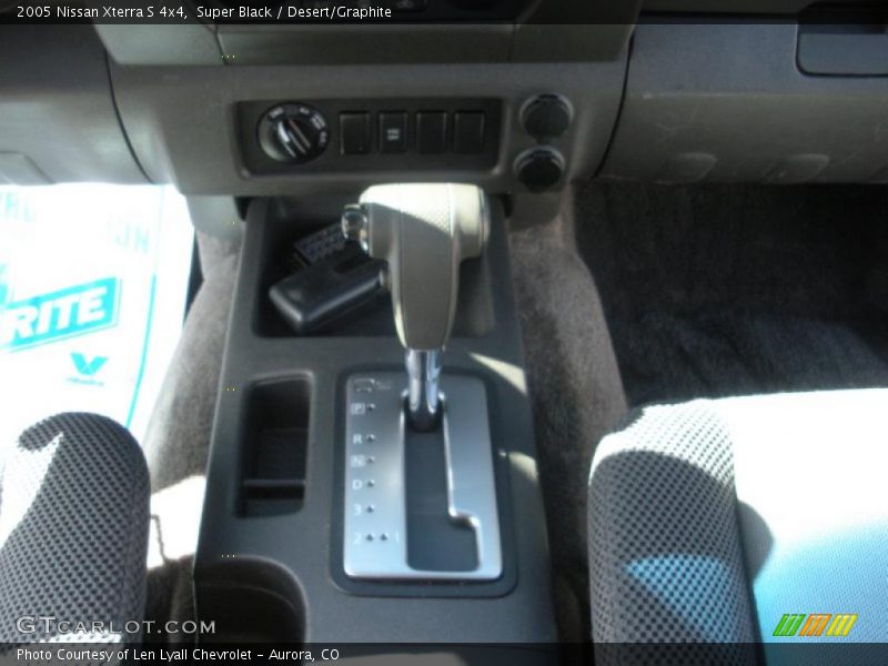 Super Black / Desert/Graphite 2005 Nissan Xterra S 4x4