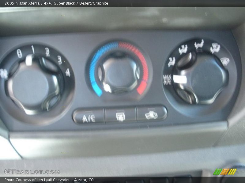 Super Black / Desert/Graphite 2005 Nissan Xterra S 4x4