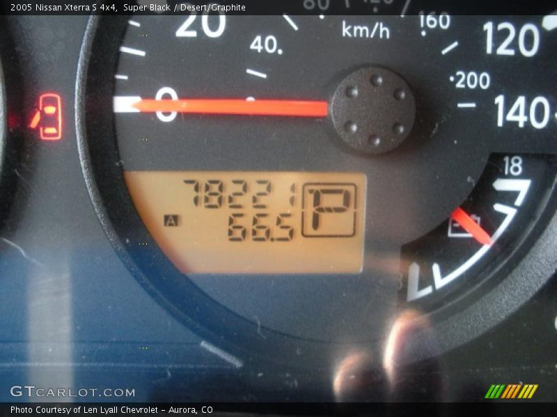 Super Black / Desert/Graphite 2005 Nissan Xterra S 4x4