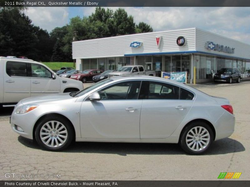 Quicksilver Metallic / Ebony 2011 Buick Regal CXL