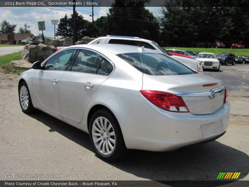 Quicksilver Metallic / Ebony 2011 Buick Regal CXL