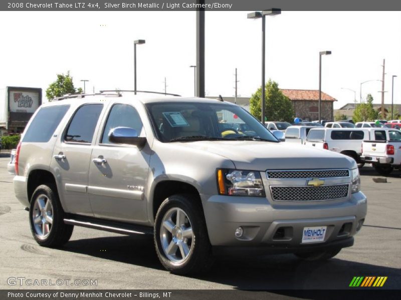 Silver Birch Metallic / Light Cashmere/Ebony 2008 Chevrolet Tahoe LTZ 4x4