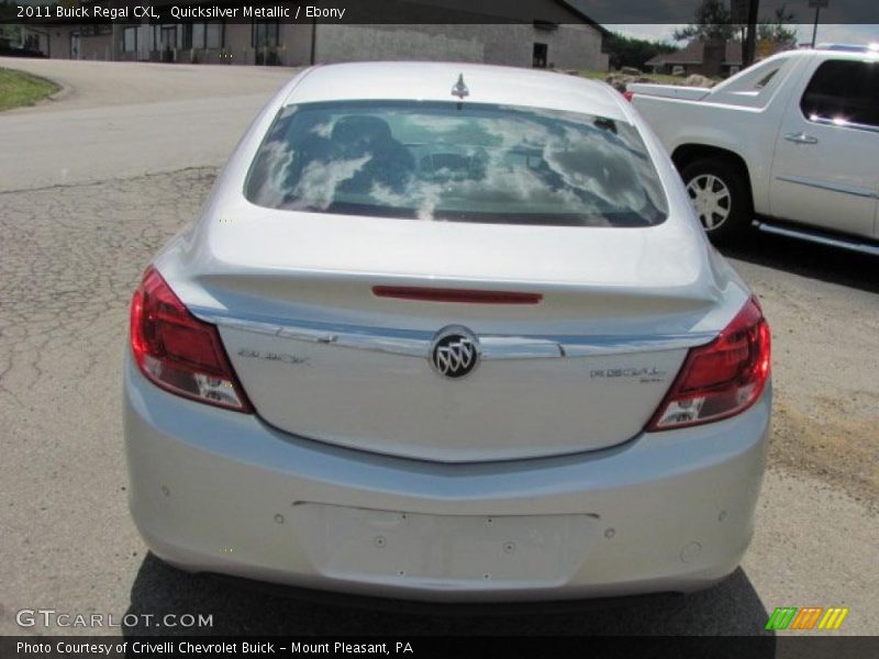 Quicksilver Metallic / Ebony 2011 Buick Regal CXL