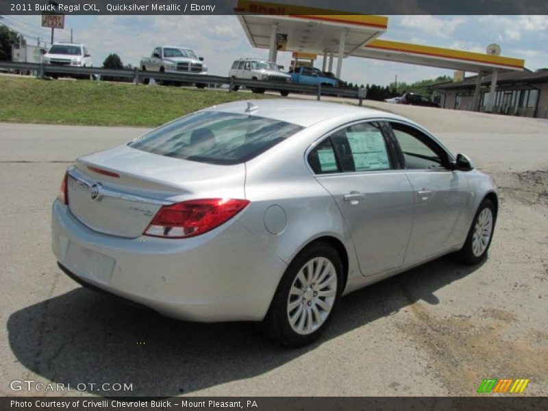 Quicksilver Metallic / Ebony 2011 Buick Regal CXL