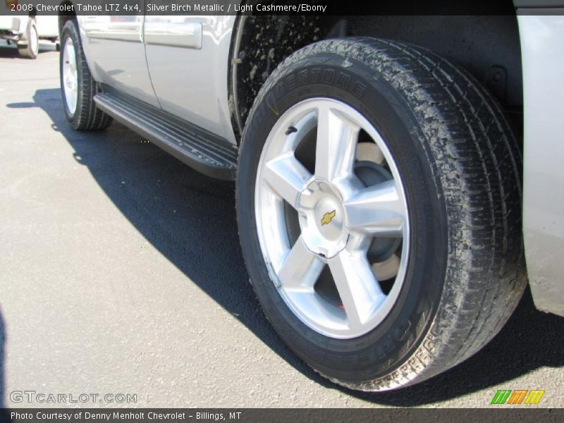 Silver Birch Metallic / Light Cashmere/Ebony 2008 Chevrolet Tahoe LTZ 4x4
