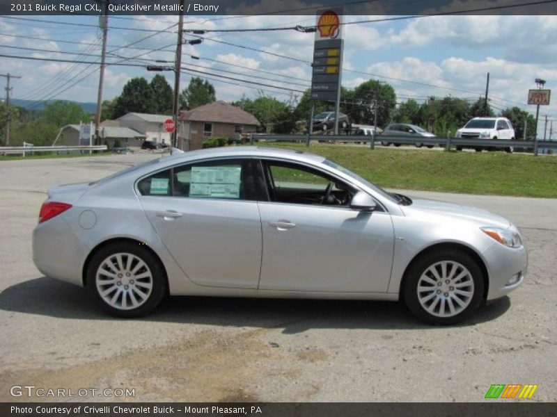 Quicksilver Metallic / Ebony 2011 Buick Regal CXL