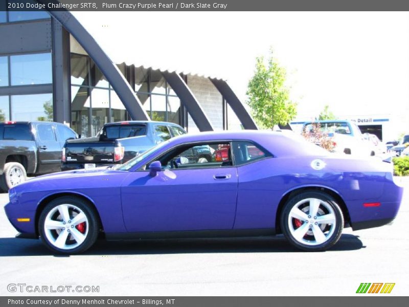 Plum Crazy Purple Pearl / Dark Slate Gray 2010 Dodge Challenger SRT8