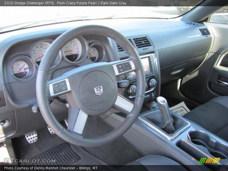 Plum Crazy Purple Pearl / Dark Slate Gray 2010 Dodge Challenger SRT8