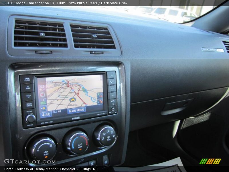 Plum Crazy Purple Pearl / Dark Slate Gray 2010 Dodge Challenger SRT8