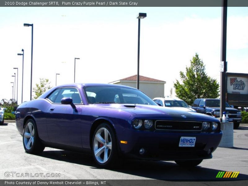 Plum Crazy Purple Pearl / Dark Slate Gray 2010 Dodge Challenger SRT8