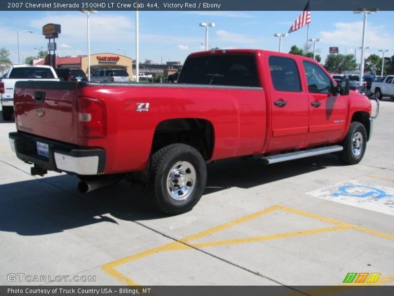 Victory Red / Ebony 2007 Chevrolet Silverado 3500HD LT Crew Cab 4x4