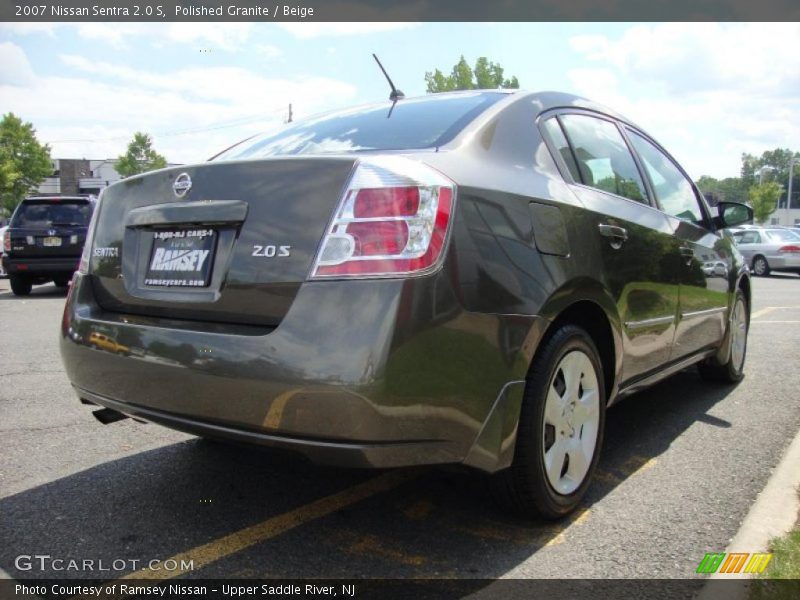 Polished Granite / Beige 2007 Nissan Sentra 2.0 S