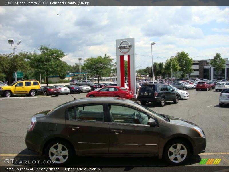 Polished Granite / Beige 2007 Nissan Sentra 2.0 S