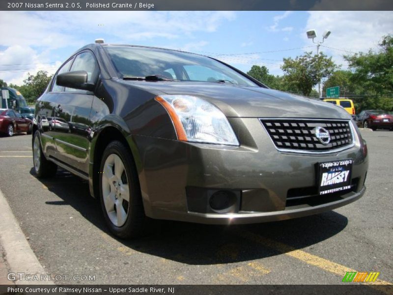 Polished Granite / Beige 2007 Nissan Sentra 2.0 S