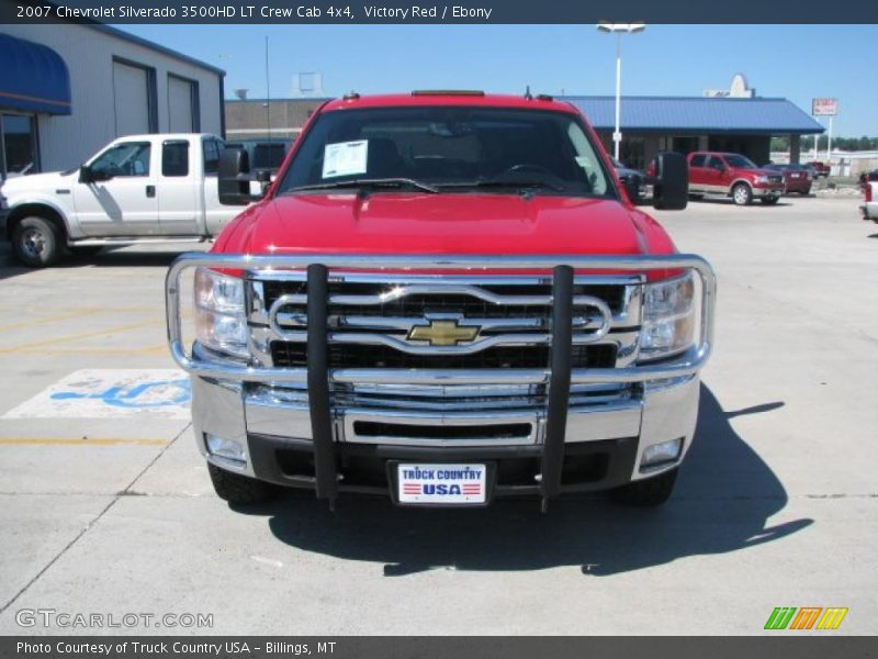 Victory Red / Ebony 2007 Chevrolet Silverado 3500HD LT Crew Cab 4x4