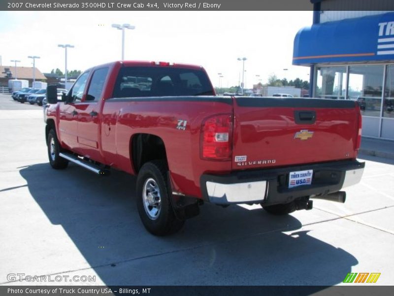 Victory Red / Ebony 2007 Chevrolet Silverado 3500HD LT Crew Cab 4x4