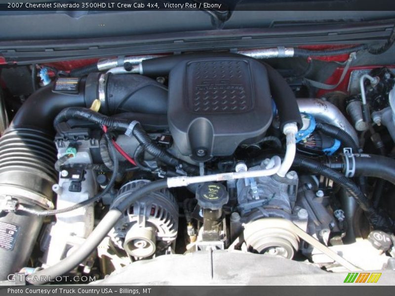 Victory Red / Ebony 2007 Chevrolet Silverado 3500HD LT Crew Cab 4x4
