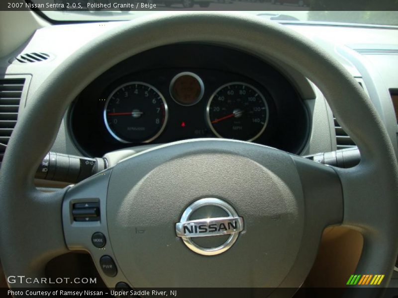 Polished Granite / Beige 2007 Nissan Sentra 2.0 S