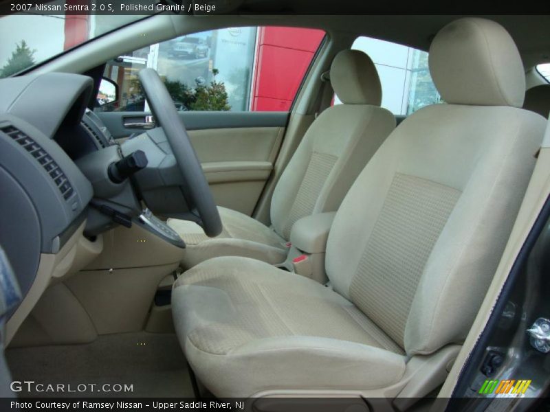 Polished Granite / Beige 2007 Nissan Sentra 2.0 S