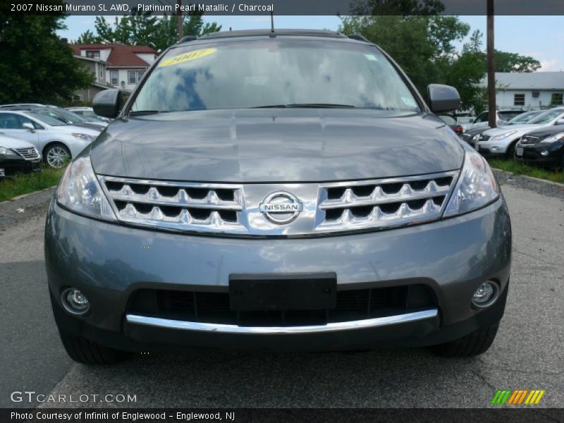 Platinum Pearl Matallic / Charcoal 2007 Nissan Murano SL AWD