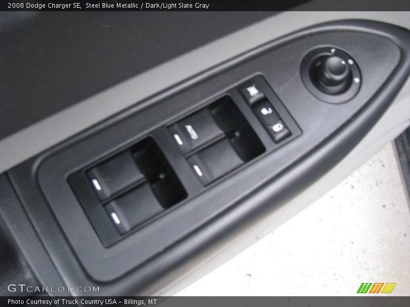Steel Blue Metallic / Dark/Light Slate Gray 2008 Dodge Charger SE